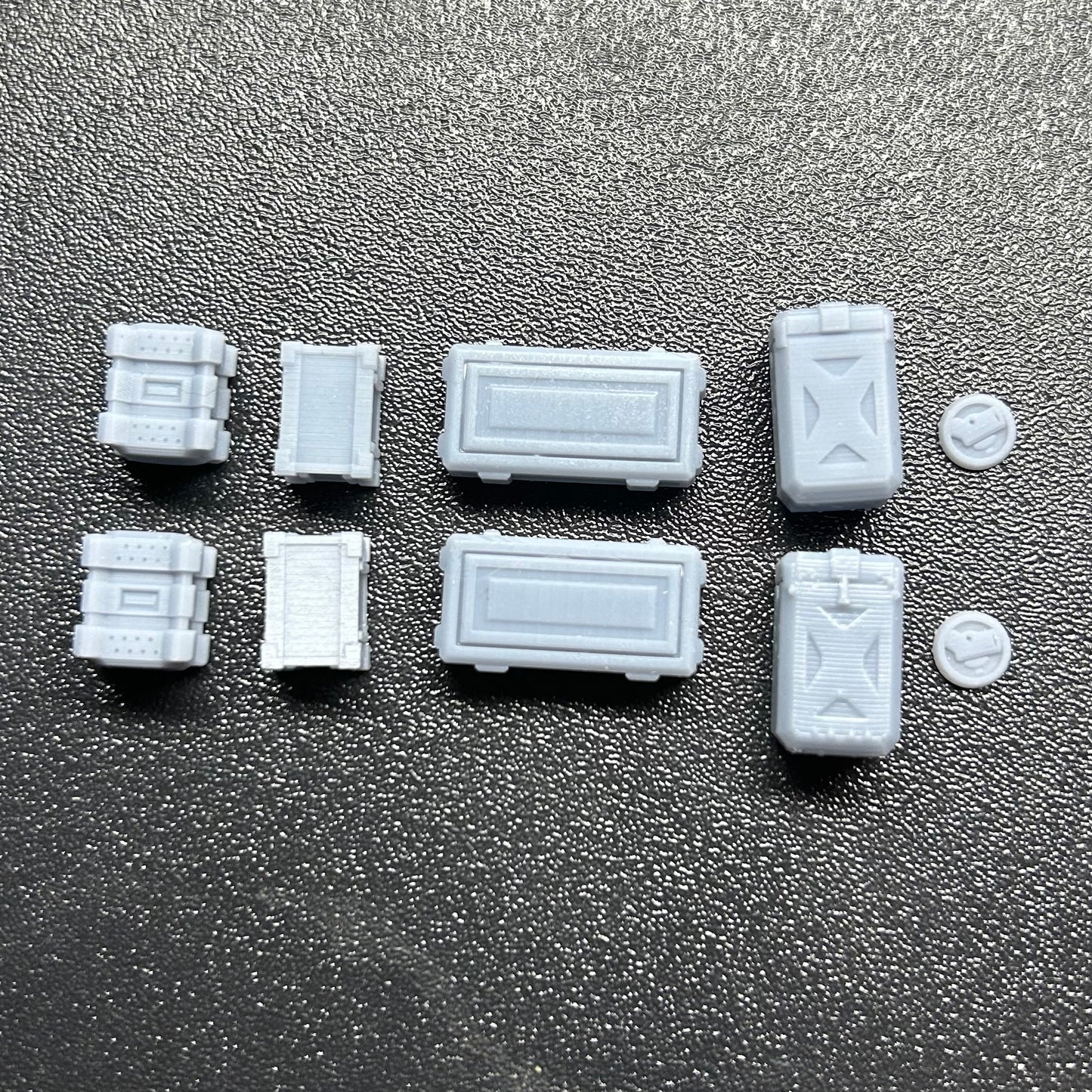 Sci-Fi Greebles - 3D printed basing bits.